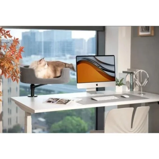 Gamvity Desk Cat Bed Stand - Black